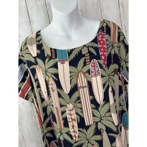 Women's Vintage Reyn Spooner Surf Board Hawaiian Dress Size L